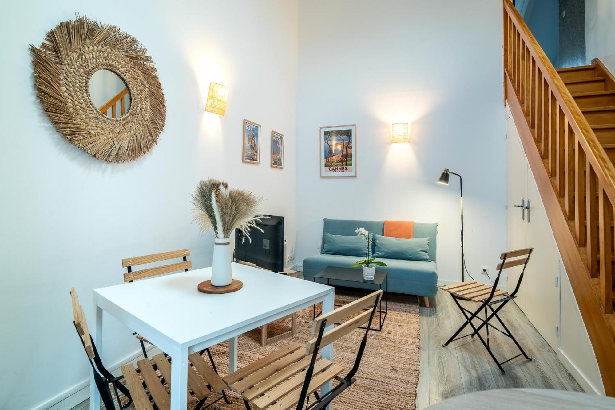 Mon Appart'Hotel - Gare De Limoges - Duplex 2 Chambres - Parking En Supp Exteriör bild