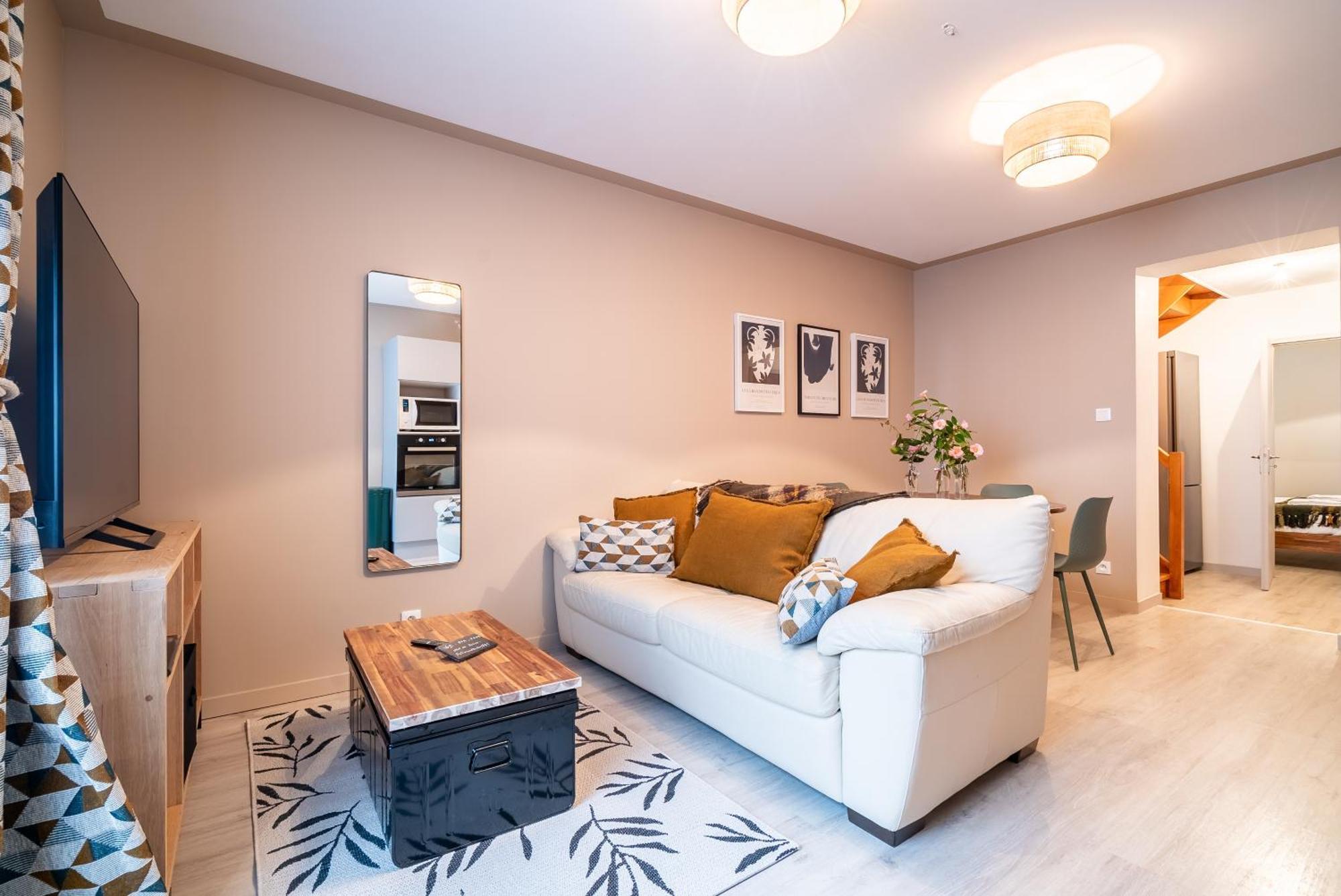 Mon Appart'Hotel - Gare De Limoges - Duplex 2 Chambres - Parking En Supp Exteriör bild
